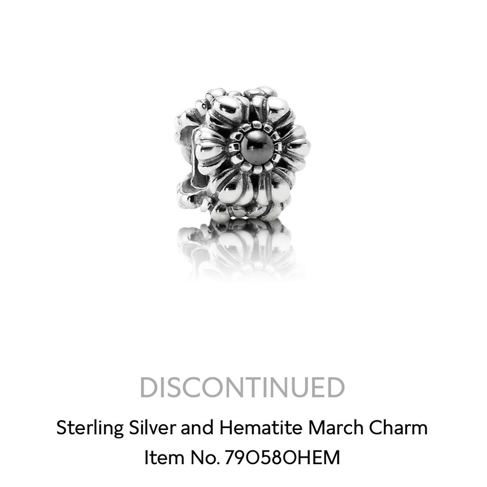 Authentic Pandora ~ Retired Birthday Blooms Charms